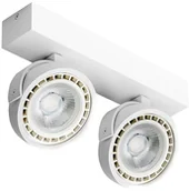 Oprawy, klosze i abażury - Azzardo Oprawa sufitowa JERRY 2 230V GM4205-230V 16W White metal aluminium IP200 - miniaturka - grafika 1