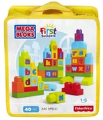 Klocki - Fisher Price MEGA BLOKS FIRST BUILDERS Ćwiczymy ABC! DKX58 - miniaturka - grafika 1