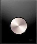 Przyciski spłukujące - TECE Przycisk spłukujący ze szkła do pisuaru loop, szkło czarne, Przycisk st - miniaturka - grafika 1