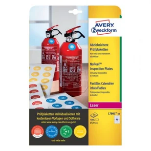 Avery Zweckform no peel A4 20mm białe (L7801-10) - Etykiety do drukarek - miniaturka - grafika 3