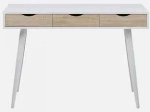 Biurko NEPTUN Dąb naturalny + biały - Biurka dla dzieci - miniaturka - grafika 3