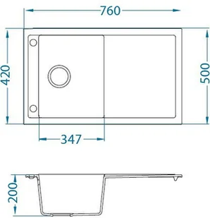 Alveus FORMIC 30 PEBBLE 4403002-I - Zlewozmywaki - miniaturka - grafika 2