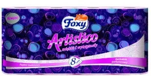 Foxy Papier toaletowy Foxy Artistico różowy (8 rolek) - Papier toaletowy - miniaturka - grafika 2