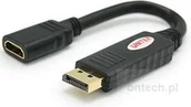 Adaptery i przejściówki - Unitek adapter displayport - hdmi (f) (Y-5118D) - miniaturka - grafika 1