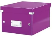 Pojemniki biurowe - Esselte Pudło LEITZ C&S uniwersalne małe WOW fioletowe ES1015-12 - miniaturka - grafika 1