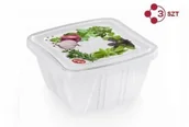 Pojemniki kuchenne - Quiselle FRESH pojemnik kwadratowy 0.25 kpl. 3 szt 448627 - miniaturka - grafika 1