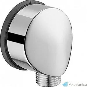 Hansa VANTIS Złącze kątowe ścienne 1/2 z zaworem zwrotnym chrom (52520100) - Akcesoria do armatury i ceramiki - miniaturka - grafika 5