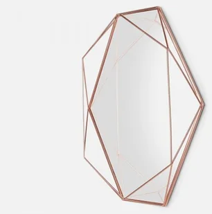 CM Umbra Umbra Prisma Arame 56,5 X 42,5 Miedziane Lustro Dekoracyjne Szklane W Metalowej Ramie - Lusterka do makijażu - miniaturka - grafika 2