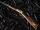 Repliki - broń - Hiszpania REPLIKA STRZELBY WINCHESTER Z GŁOWĄ BIZONA - miniaturka - grafika 1