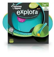 Miseczki i talerzyki dla dzieci - Tommee Tippee Miseczka z trójkątną podstawą 4szt. - miniaturka - grafika 1