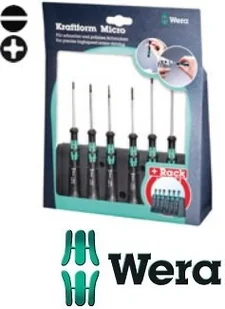 Wera wkrętaki do prac elektrycznych płaskie/krzyżakowe 6 szt. zestaw (5118150001) - Śrubokręty - miniaturka - grafika 2