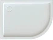 Brodziki prysznicowe - Sanplast BP-L/FREE+STB 80x120 lewy biały ew 615-040-1780-01-000 - miniaturka - grafika 1