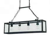 Lampy sufitowe - Ideal Lux IGOR SP4 NERO LAMPA wisząca 092942 - miniaturka - grafika 1