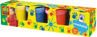 Ses NL Farby do malowania palcami - 4 kolory dziewczęce - Przybory szkolne - miniaturka - grafika 2