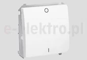 Wyłączniki światła i elektryczne - Kontakt Simon KONTAKT - SIMON S.A. Łącznik dwubiegunowy Basic moduł BMW2A.01/11 - miniaturka - grafika 1
