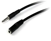 Akcesoria car audio - STARTECH.COM StarTech. com 4 pol. przedłużenie kabla mini jack 3,5 MM, czarny 1,8 m MUHSMF2M - miniaturka - grafika 1