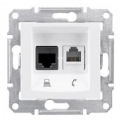 Gniazdka elektryczne - Schneider Electric Sedna Gniazdo białe RJ11/RJ45 6 SDN5200121 0001-00000-24812 [4349084] - miniaturka - grafika 1