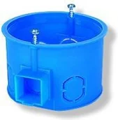 Puszki elektryczne i akcesoria - Simet Puszka instalacyjna podtynkowa szeregowa pytka z wkrtami S60Kw - miniaturka - grafika 1