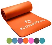 Maty do jogi - #DoYourFitness Yogini mata do ćwiczeń, idealna do ćwiczeń gimnastycznych, pilatesu i jogi, wymiary 183 x 61 x 1,0 cm, pomarańczowa 122566219 - miniaturka - grafika 1