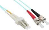 Kable światłowodowe - InLine 88502O LWL Duplex Cable (LC wtyczka do wtyczki ST, OM3, 2 m) 88502O - miniaturka - grafika 1
