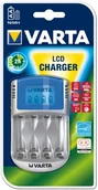 Ładowarki i akumulatory - Varta LCD Charger ładowarka sieciowa adapter (12 V + USB przewód) 4008496641352 - miniaturka - grafika 1