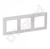 Klawisze i ramki - Legrand VALENA LIFE Ramka potrójna biała 754003 - miniaturka - grafika 1