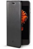 Etui i futerały do telefonów - Celly airpelle skórzany portfel Fall o strukturze włókna szklanego do iPhone 7 czarny - miniaturka - grafika 1