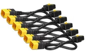 Pozostałe akcesoria sieciowe - APC Power Cord Kit (6 ea), Locking, C19 to C20, 1.2m AP8714S - miniaturka - grafika 1