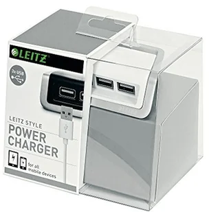 Esselte Ładowarka USB Leitz Style, 3 porty, arktyczna biel ES1208-10 - Ładowarki do telefonów - miniaturka - grafika 3