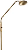 Lampy stojące - QAZQA Nowoczesna lampa podłogowa brąz z diodami LED - Eva - miniaturka - grafika 1