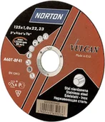 Tarcze do pił - NORTON Tarcza do cięcia stali inox płaska 125 x 1 x 22 - miniaturka - grafika 1