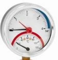 Akcesoria grzewcze - Afriso Termomanometr TM63 4 bar, radialny 63337 - miniaturka - grafika 1