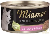 Mokra karma dla kotów - Miamor Feine Filets Naturelle Kurczak z szynką 80g 75011 - miniaturka - grafika 1