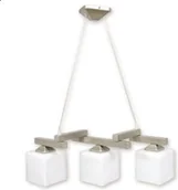 Lampy sufitowe - Markslojd Nowoczesna LAMPA wisząca DEKORACYJNY Zwis DO KUCHNI na sprężynie KIRKENES 102281 okrągła Biały - miniaturka - grafika 1