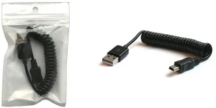 Savio CL-12 Kabel USB A(M) - USB Mini Spirala - Kable USB - miniaturka - grafika 2