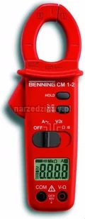 Benning CM 1-2 MIERNIK CĘGOWY Z CZUJNIKIEM NAPIĘCIOWYM 044062 - Multimetry - miniaturka - grafika 3