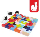 Klocki - Janod Kubix 50 drewniane klocki 3700217380632 - miniaturka - grafika 1