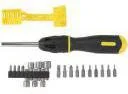 Śrubokręty - Stanley wkrętak z grzechotką z wymiennymi końcówkami 20szt. 62-574 - miniaturka - grafika 1