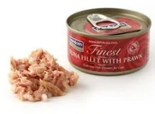 Mokra karma dla kotów - Fish4Dogs Fish4Cats Filety Tuńczyka Z Krewetkami 70G - miniaturka - grafika 1