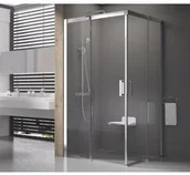 Kabiny prysznicowe - Ravak Matrix MSRV4-90/90 90x90 profil aluminium szkło transparentne 1WV77C00Z1 - miniaturka - grafika 1