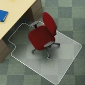 Podnóżki, podpórki, podkładki - Q-Connect PBS Mata pod krzesło na dywany T 91x122 cm PB161 - miniaturka - grafika 1