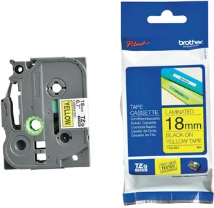 Brother TZE-641 Taśma 18mm, żółta, czarny nadruk E671-98505_20120919144246 - Taśmy do drukarek barwiące - miniaturka - grafika 4