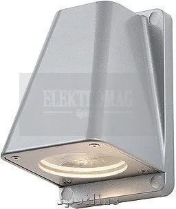 Spotline Kinkiet WALLYX GU10 ścienna, srebrnoszara, max. 50W, IP44  227194 - Lampy ogrodowe - miniaturka - grafika 2
