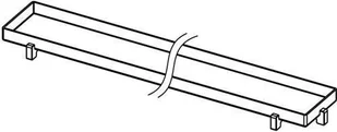 Tece Drainline 70cm z rusztem Plate 600770 komplet - Odpływy liniowe - miniaturka - grafika 2