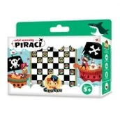 Zabawki interaktywne dla dzieci - CzuCzu Warcaby Mini Piraci - miniaturka - grafika 1