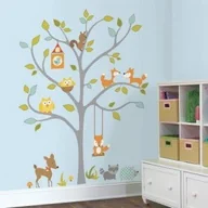 Naklejki na ścianę - RoomMates Naklejki dla dzieci - RMK2729SLM Leśne drzewo RMK2729SLM - miniaturka - grafika 1