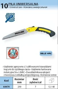 Proline Piła Uniwersalna składana 180mm 64470 - Piły ręczne - miniaturka - grafika 3