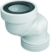 Akcesoria do armatury i ceramiki - McAlpine Złącze do WC krótkie 160mm 90-110/110mm (WC-LO-8) - miniaturka - grafika 1