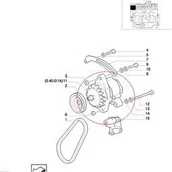 Części i akcesoria do maszyn rolniczych - CNH ALTERNATOR NEW HOLLAND 4808511 - miniaturka - grafika 1