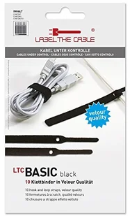 LABEL THE CABLE Organizer  LTC 1110 Etykiety Rzepowe 10 szt Czarne LTC1110 - Tuning komputera - akcesoria - miniaturka - grafika 2